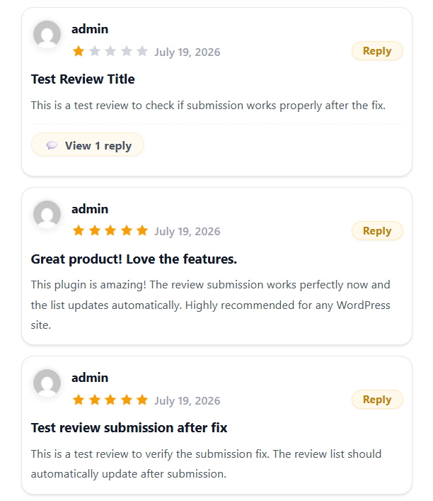 Product screenshot